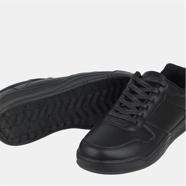 Black - Giorgio - Lace Trainers Mens