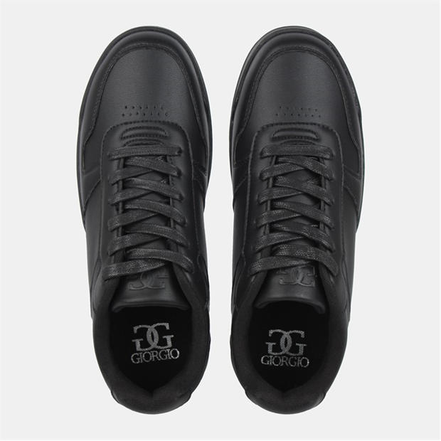 Black - Giorgio - Lace Trainers Mens