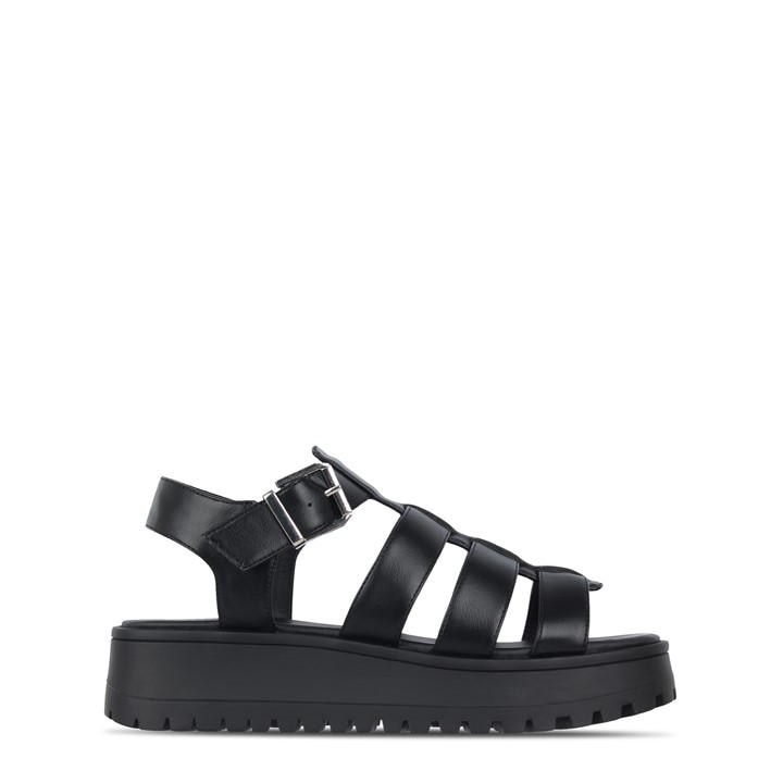 Jack Wills Women's Black Gladiator Sandals in Size 4, Sports Direct