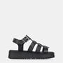 Black - Jack Wills - Gladiator Sandals Womens