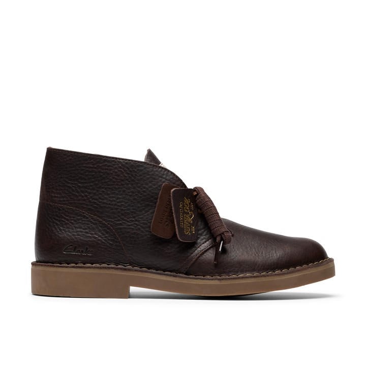 Clarks Men's Brown Evo Crepe Sole Desert Boots in Size 9, Sports Direct