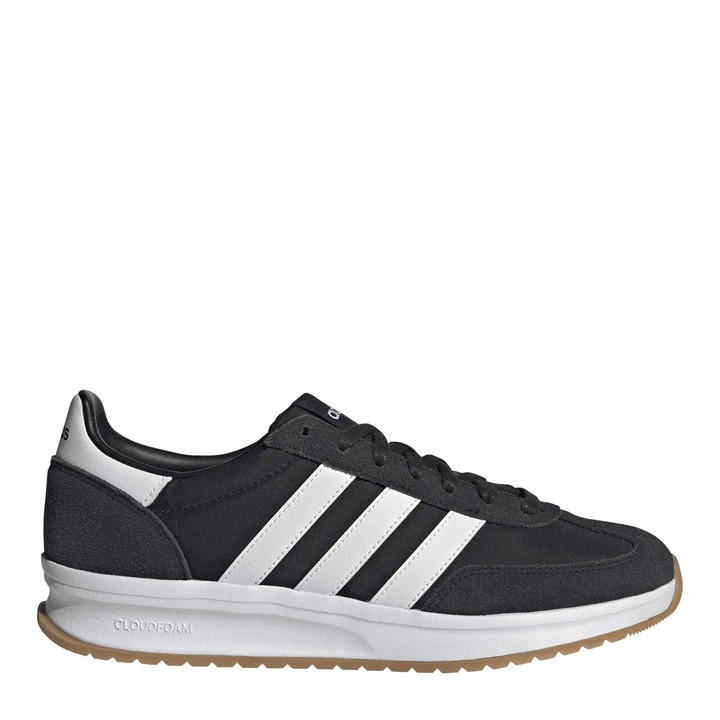 Adidas Men's Black Run 70S 2.0 Low-Top Trainers in Size 9, Sports Direct
