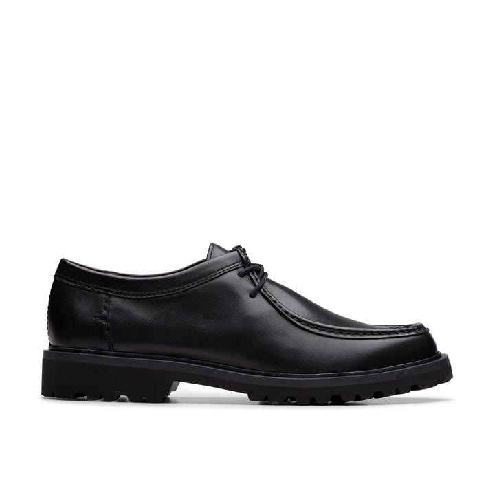 Clarks Men's Black Moc Toe Formal Shoes in Size 10, Sports Direct