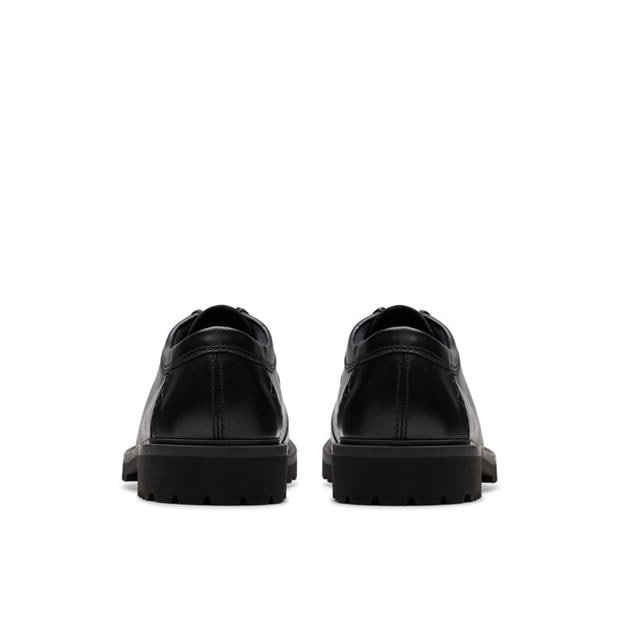 Black Leather - Clarks - Men's Moc Toe Formal Shoes