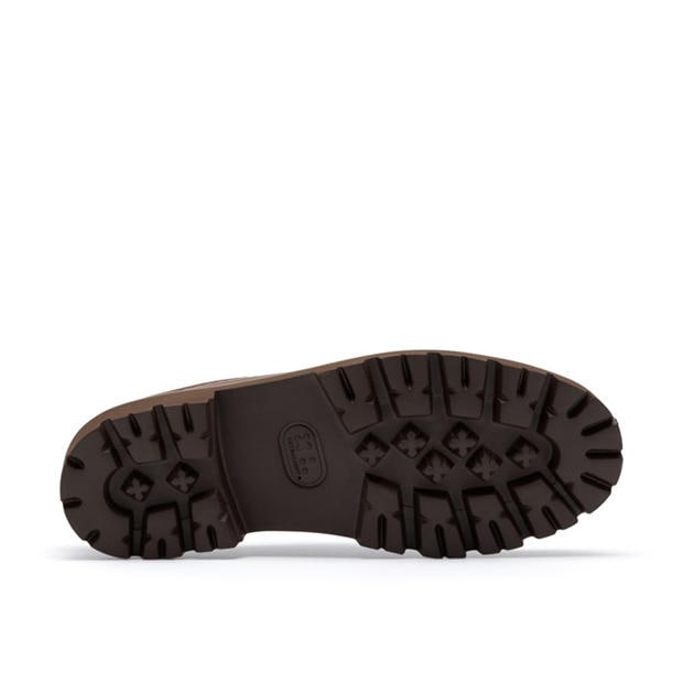 Brown Leather - Clarks - Men's Moc Toe Formal Shoes