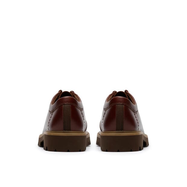 Brown Leather - Clarks - Men's Moc Toe Formal Shoes