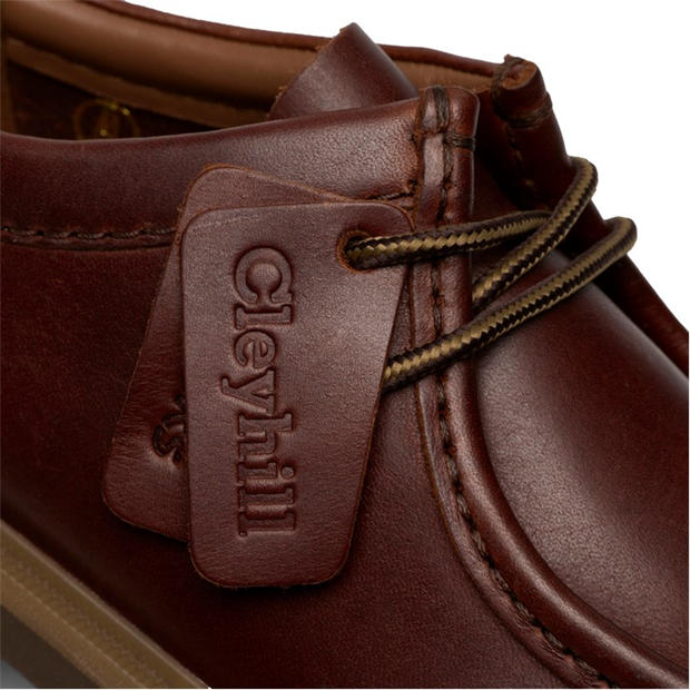 Brown Leather - Clarks - Men's Moc Toe Formal Shoes