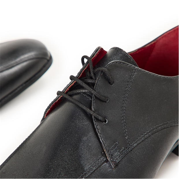 Black - Lambretta - Men's Dougal Derby Shoes