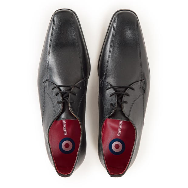 Black - Lambretta - Men's Dougal Derby Shoes