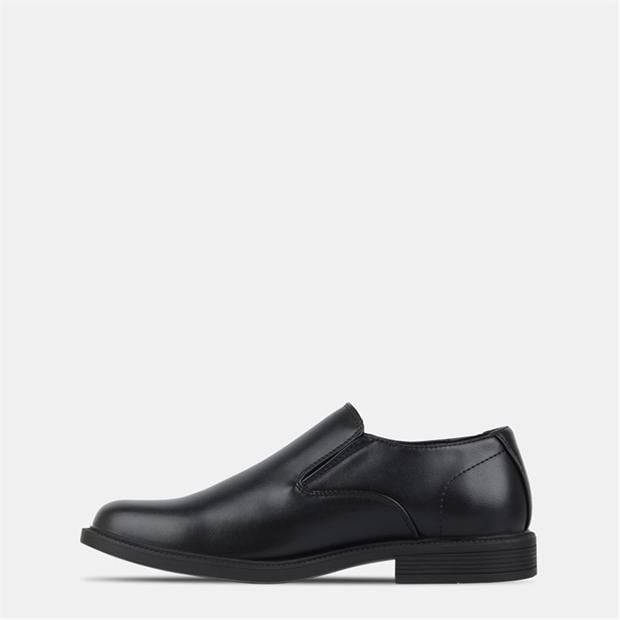 Black - Giorgio - Mens Slip on Derby Shoes