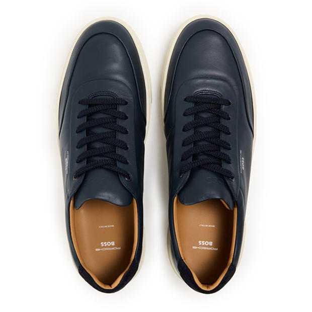 Dark Blue - Boss - Men's Classic Low-Top Trainers