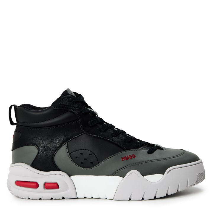 Hugo Men's Black Kedge Hito Napu Casual Trainers in Size 9, Sports Direct