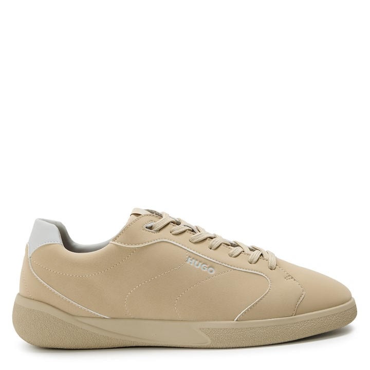 Hugo Men's Beige Low-Top Trainers in Size 11, Sports Direct