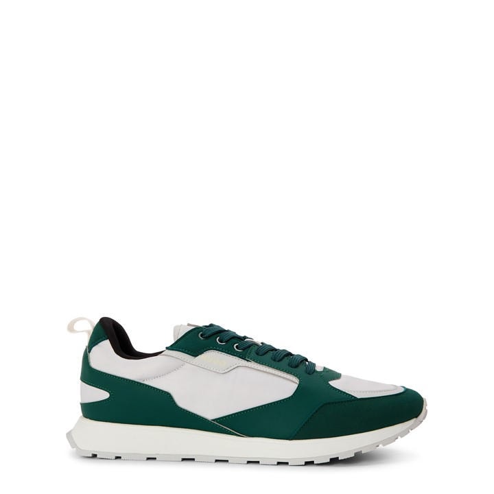 Hugo Men's Green Icelin Runners Casual Low-Top Trainers in Size 11, Sports Direct