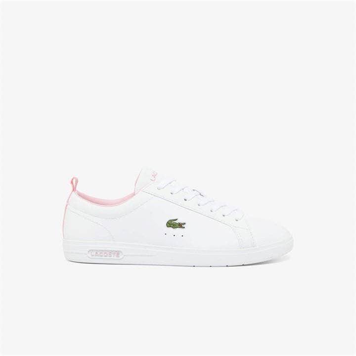 Lacoste Women's White Carnaby Low Top Trainers in Size 6, Sports Direct