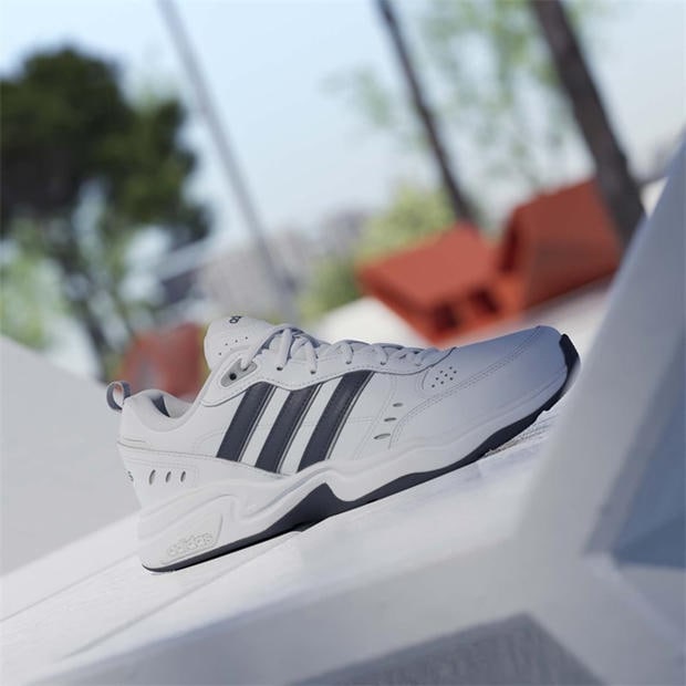 Wht/Navy/Grey - adidas - Strutter Shoes Mens