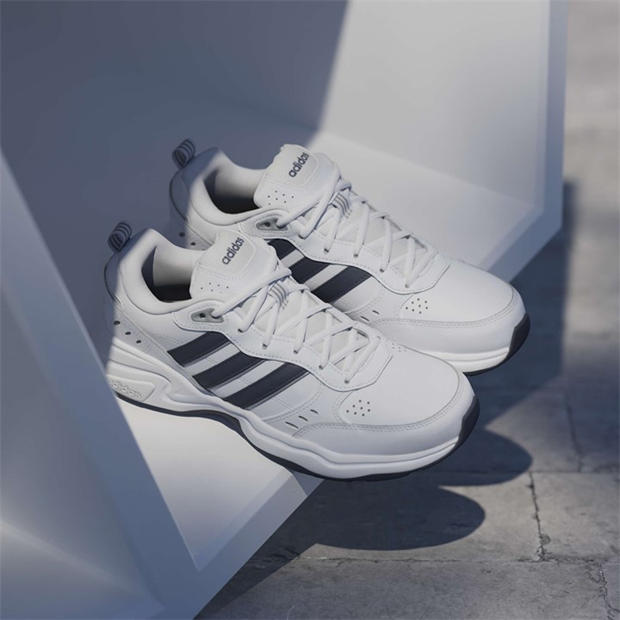 Wht/Navy/Grey - adidas - Strutter Shoes Mens