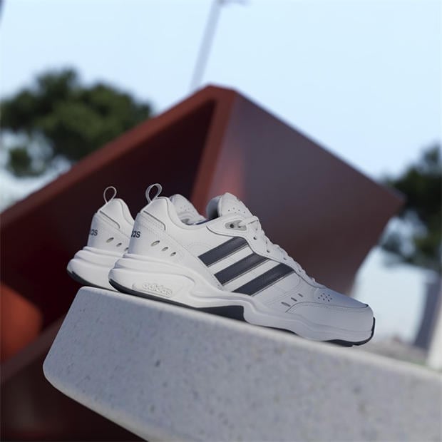 Wht/Navy/Grey - adidas - Strutter Shoes Mens