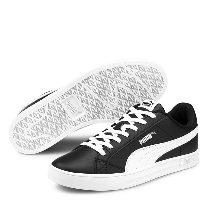 Puma Men's Black Smash Vulc 3 Low Trainers in Size 8.5, Sports Direct