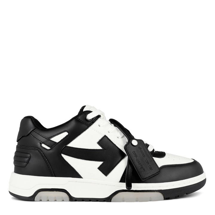 Off White Men's White Off Out Of Office Classic Trainers, Trademark Branding in Size 8.5, Sports Direct