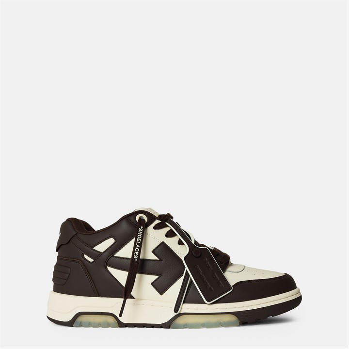 Off White Men's White Off Out Of Office Classic Trainers, Trademark Branding in Size 7, Sports Direct