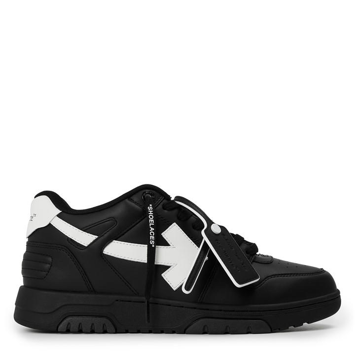 Off White Men's Black Out Of Office Classic Trainers, Trademark Branding in Size 6, Sports Direct
