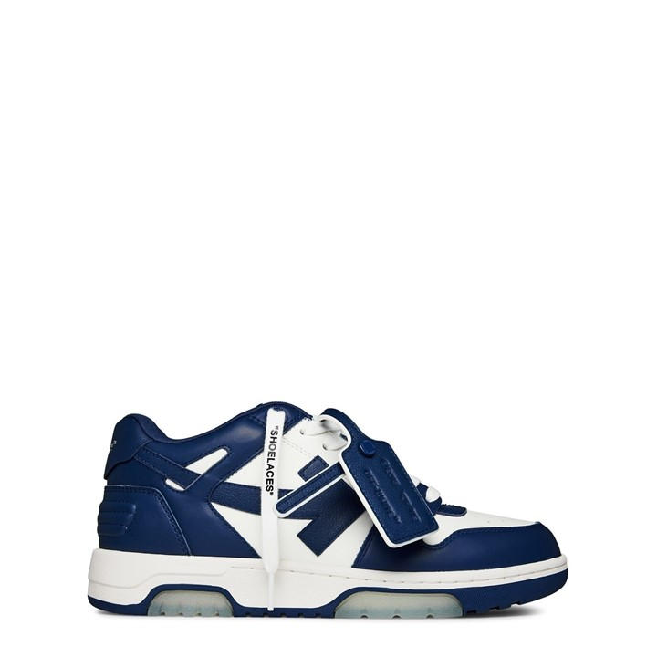 Off White Men's White Off Out Of Office Classic Trainers, Trademark Branding in Size 6, Sports Direct