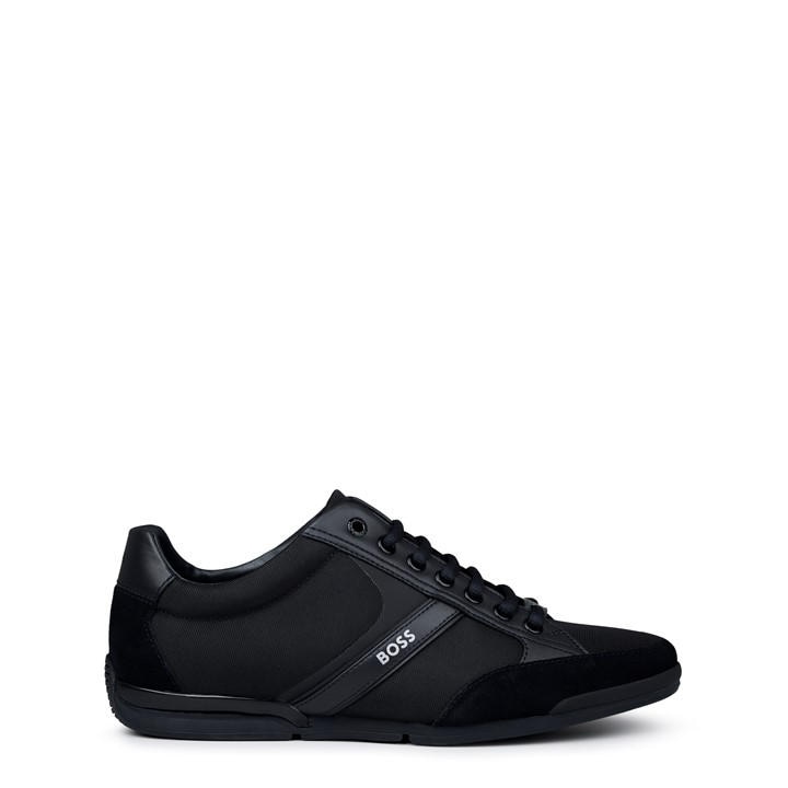 Boss Men's Blue Saturn Low Top Trainers, Optimal Breathability in Size 11, Sports Direct