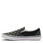 LODEN GREEN - Vans - Classic Slip-On Checkerboard Shoes
