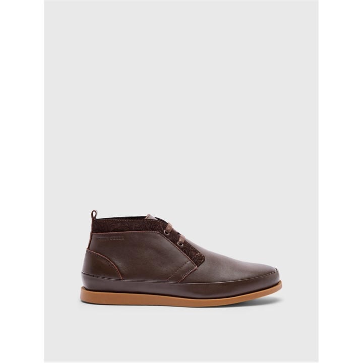 Pretty Green Men's Brown Marvin Chukka Boots in Size 7, Sports Direct