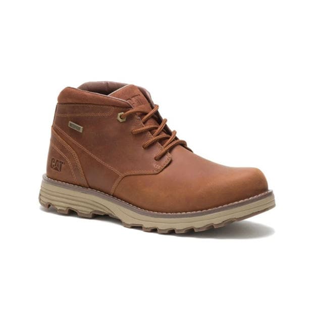 DARK BROWN - Caterpillar - Men's Elude Waterproof Chukka Boots