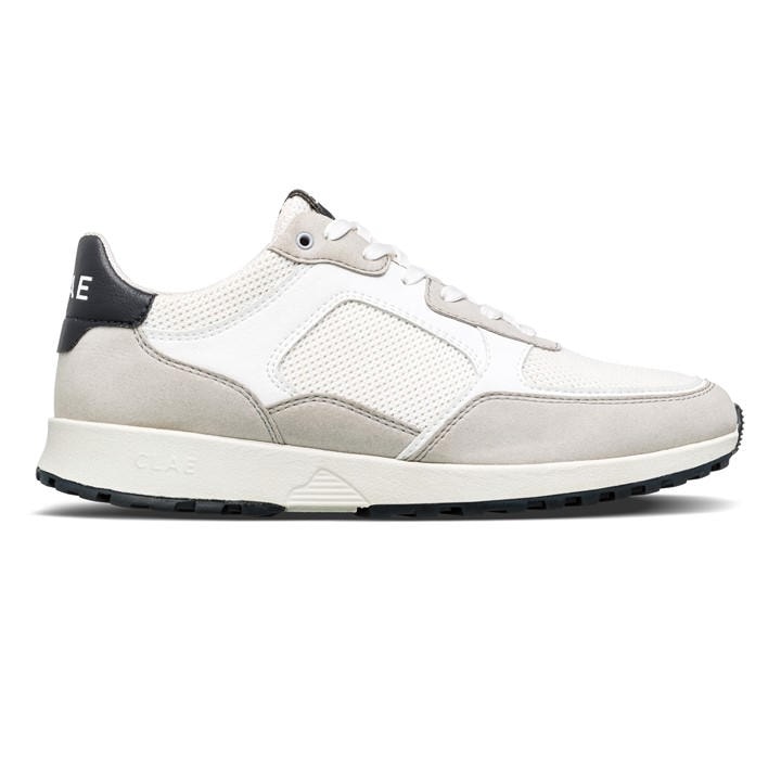 Clae  White  Low-Top Trainers in Size 11, Sports Direct