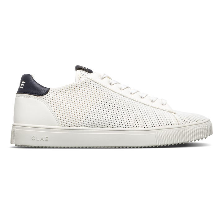 Clae  White  Low-Top Trainers in Size 8.5, Sports Direct