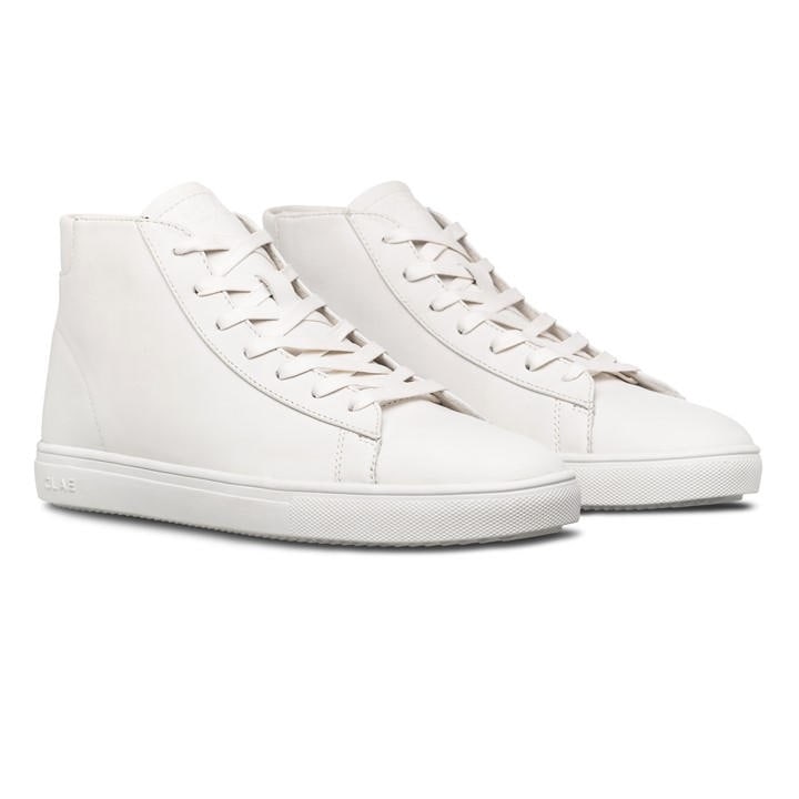 Clae  White  Low-Top Trainers in Size 7, Sports Direct