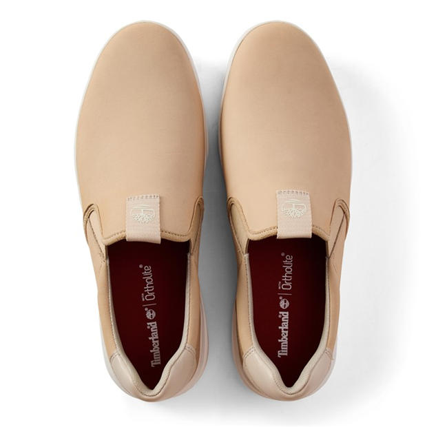 Light Beige - Timberland - Men's Low Slip On Trainers