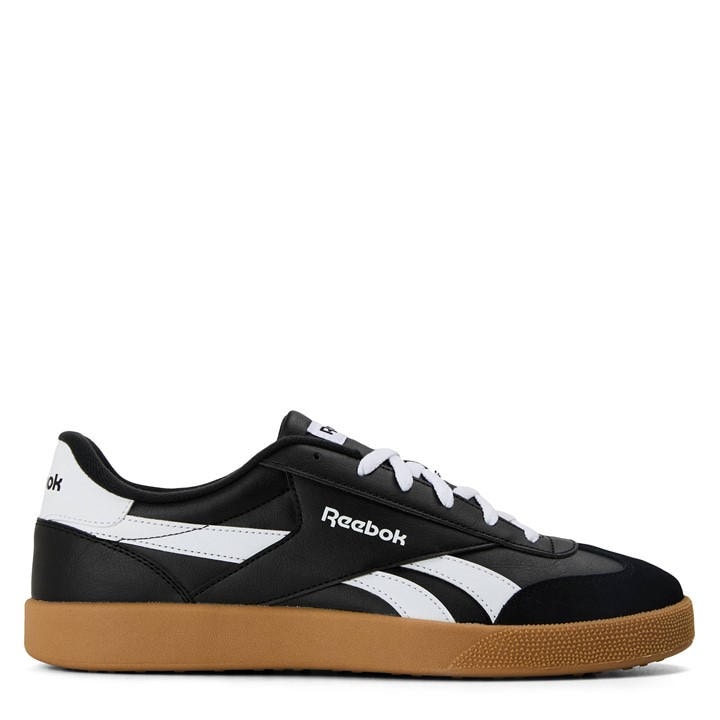 Reebok Men's Black Smash Edge S Low-Top Trainers in Size 7, Sports Direct