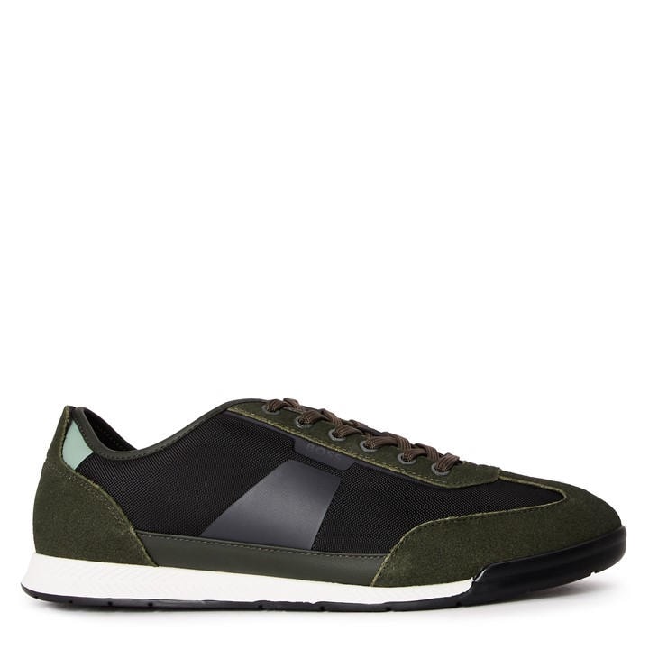 Boss Men's Green Nitan Lowp Nymith 10271652 01 Low-Top Trainers in Size 10, Sports Direct