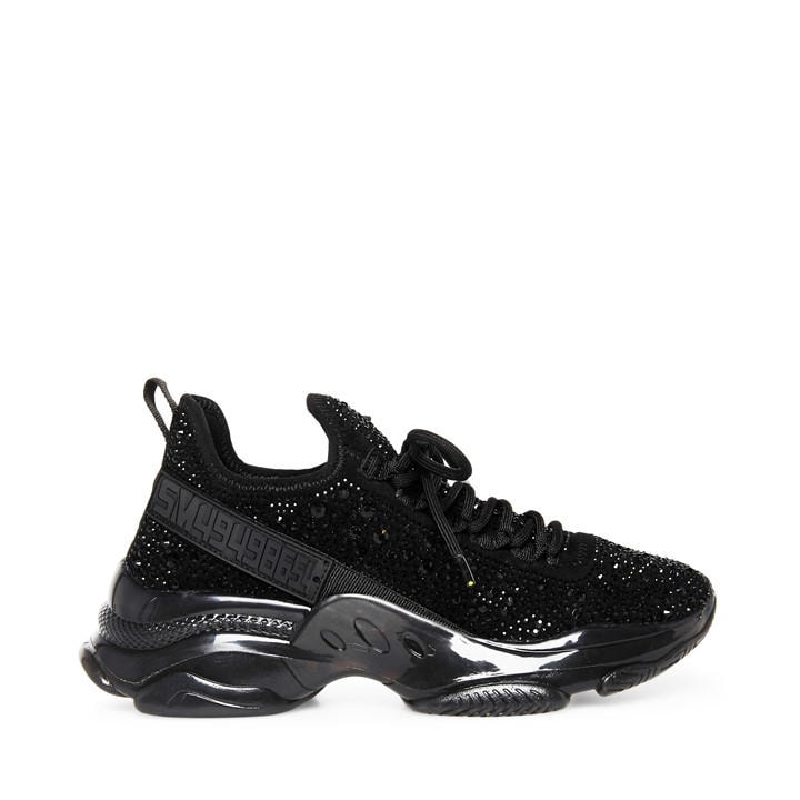 Steve Madden Women's Black Maxima-R Trainers in Size 8, Sports Direct