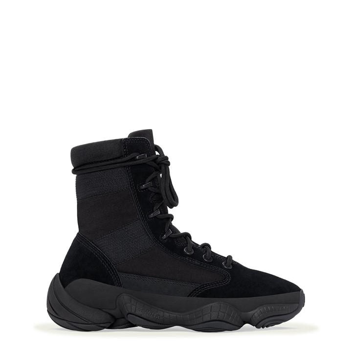 Yeezy Men's Black 500 Boots With Adiprene+ Cushioning in Size 6.5, Sports Direct