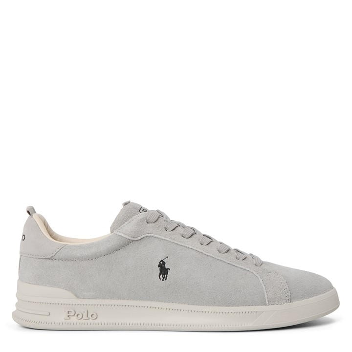 Polo Ralph Lauren Men's Grey Low-Top Trainers in Size 8, Sports Direct