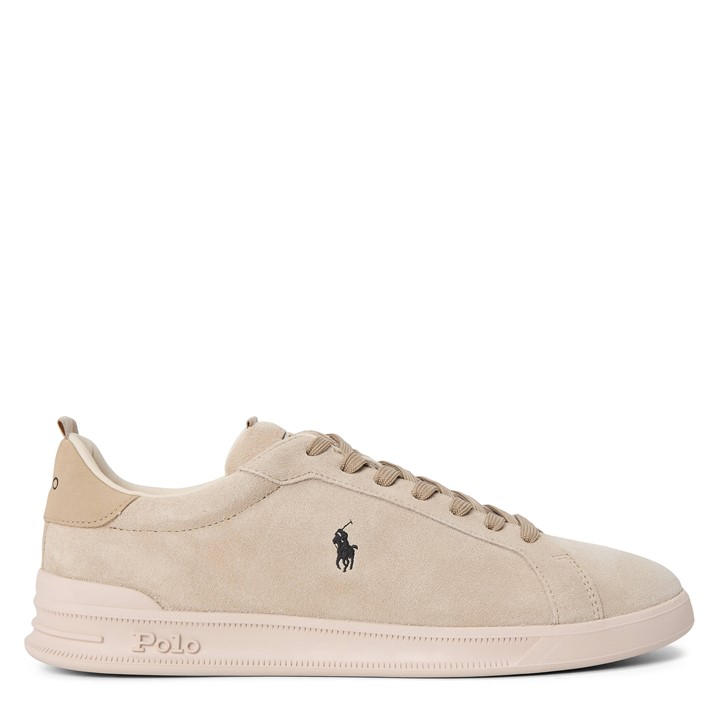 Polo Ralph Lauren Men's Beige Low-Top Trainers in Size 10, Sports Direct