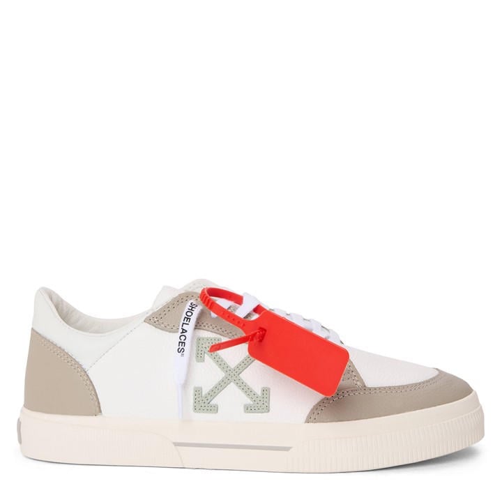 Off White Men's White Off Vulcanised Trainers Sneakers in Size 8, Sports Direct