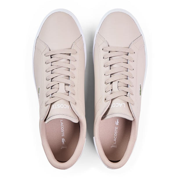 Gry/Wht 25Y - Lacoste - Men's PowerCourt Low-Top Trainers