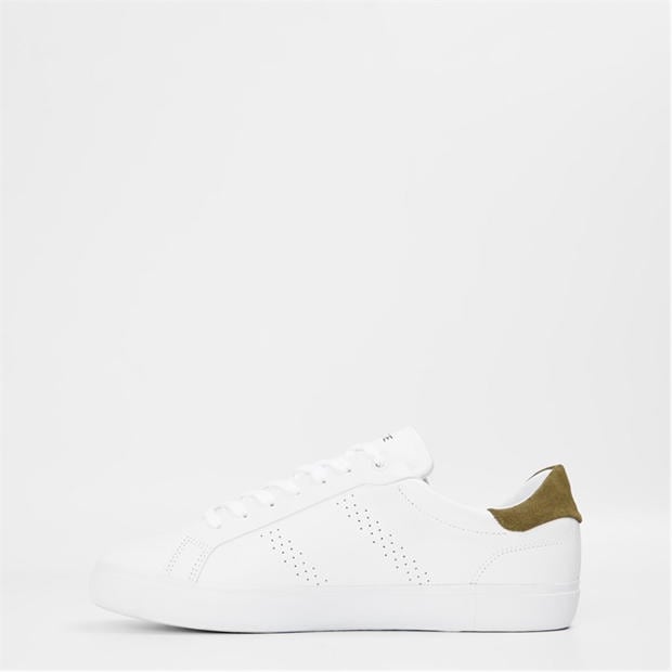 Бяло/Зелено 1R5 - Lacoste - Men's PowerCourt Low-Top Trainers