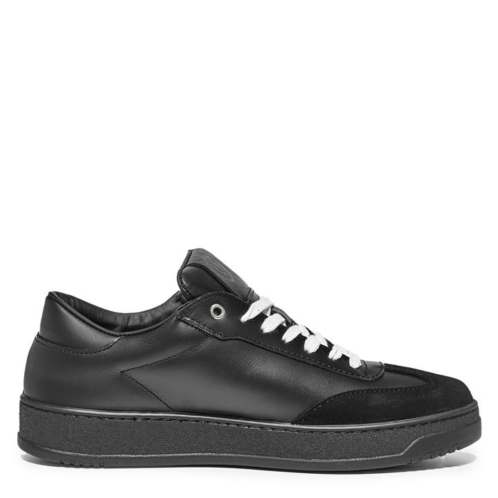 Valentino Men's Black Vals Saturno Low-Top Trainers in Size 11, Sports Direct