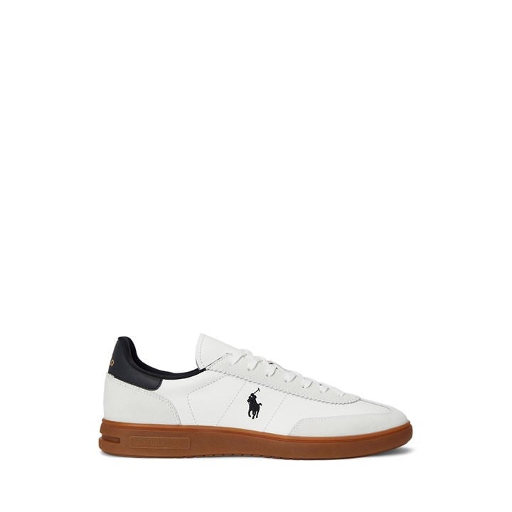 Polo Ralph Lauren Men's White Bedford Low-Top Trainers in Size 11, Sports Direct