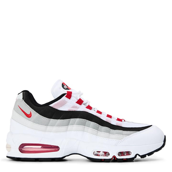 Nike Men's White Air Max 95 Bb Low-Top Trainers in Size 9.5, Sports Direct