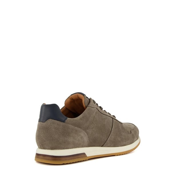 Grey - Dune London - Men's Trilogy Low-Top Trainers