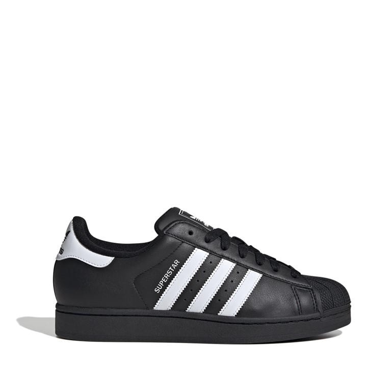 Adidas Originals Men's Black Superstar Ii Trainers in Size 9.5, Sports Direct