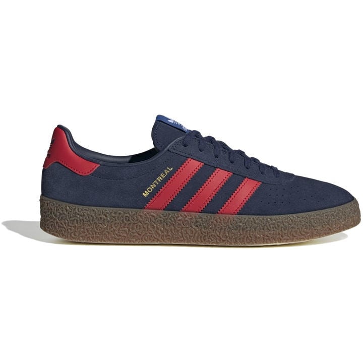 Adidas Originals Men's Blue Montreal Low-Top Trainers in Size 8, Sports Direct